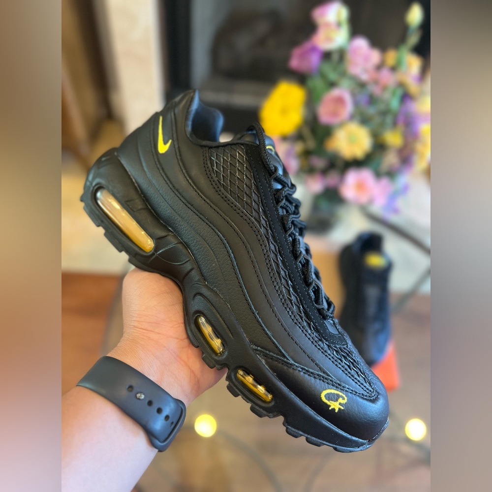Size 9.5 - Nike Corteiz x Air Max 95 SP Honey Blacks | *Limited* Ready to ship🔥